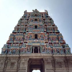 Low angle view of historical building