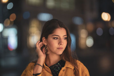 Close-up of young woman 