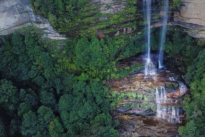 View of waterfall