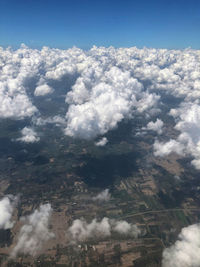 Low angle view of clouds in sky