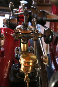 Close-up of machine part