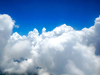 Low angle view of clouds in sky
