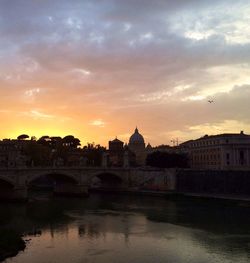 River at sunset