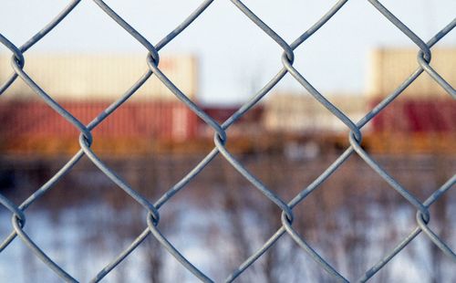 Full frame shot of chainlink fence