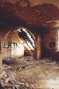 Interior of old building