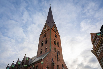 Low angle view of building against sky