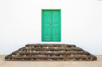 Brick wall against brick wall