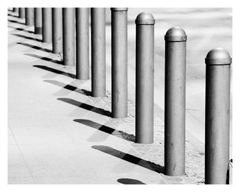 Close-up of pipes on table