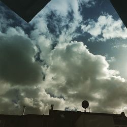 Close-up of horse against sky