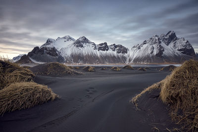 Winter impressions from stokksnes iceland.