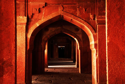 Entrance of old building