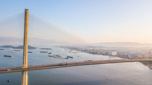 High angle view of buildings in city, ha long city, quang ninh province, vietnam