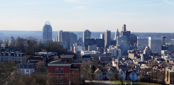 View of cityscape against sky