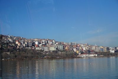 View of buildings in town