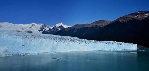 The perito moreno glacier is a glacier located in the los glaciares national park, in the southwest