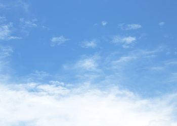 Low angle view of clouds in sky