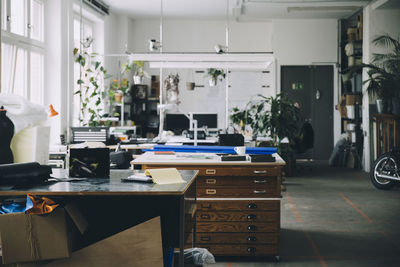 Interior of start-up office