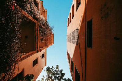 Low angle view of buildings against sky