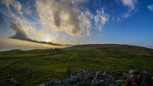 Panoramic view of landscape against sky