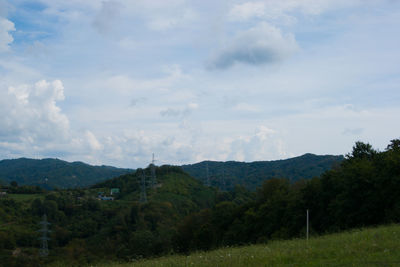 Scenic view of landscape against sky