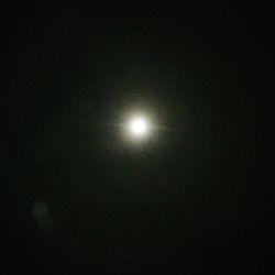 Scenic view of moon against sky at night