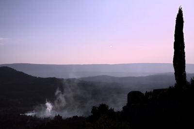 Scenic view of mountains