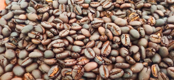 Full frame shot of coffee beans