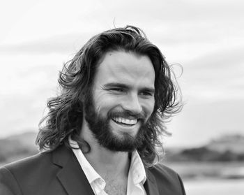 Portrait of smiling young man