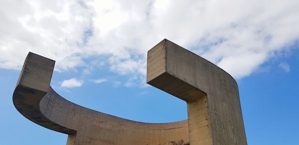 Low angle view of historical building against sky