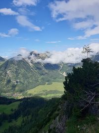 Scenic view of landscape against sky