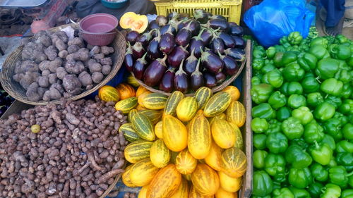 Full frame shot of vegetables for sale