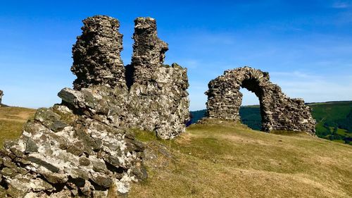 Beautiful view during offa's dyke  hike in england 