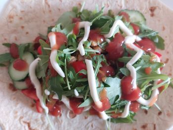 Close-up of salad in plate