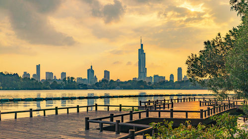 Nanjing city skyline