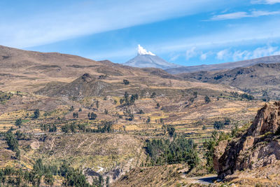 Eruption of the volcano sabancaya in peru on the 10th of june, 2019. 