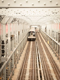 Railroad station platform