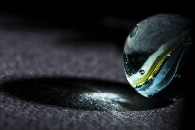 Close-up of water in container