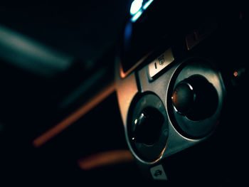 Close-up of vintage car