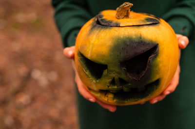 Close-up of pumpkin