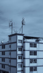 Low angle view of buildings against sky