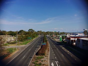 View of road against sky