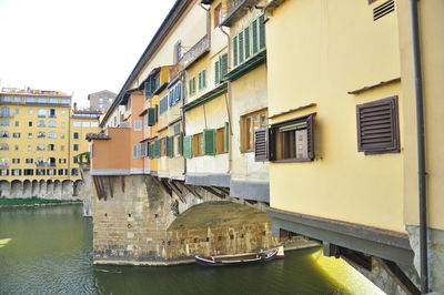 View of canal in florence 