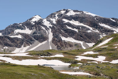 Nivolet pass, piedmont - aosta valley italy