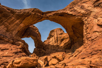 View of rock formations