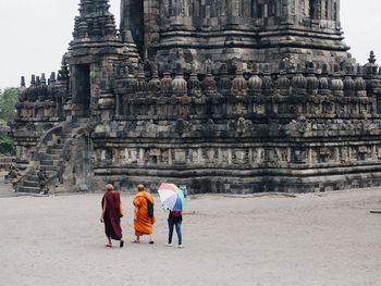 Tourists at temple