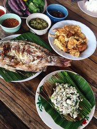 Close-up of food in plate