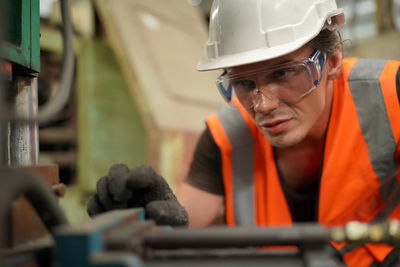 Man working in gym