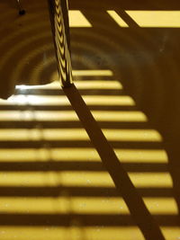 Close-up of illuminated steps