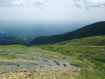 Scenic view of landscape against sky