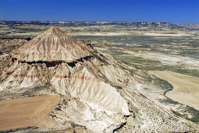 Scenic view of desert against sky